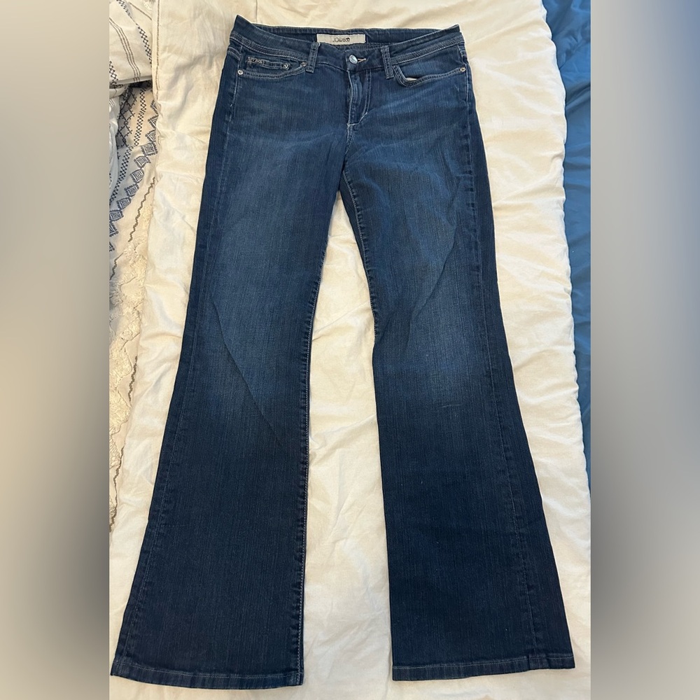 Joe's Jeans Blue Flare Wide Leg Denim - Picture 2 of 5